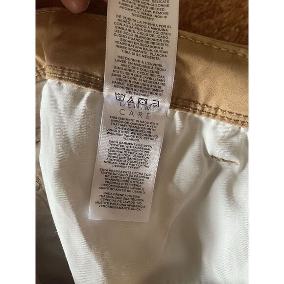 Curve Appeal Jeans Womens Mustard Minimalist Jegging Stretch Size 10/30 - Picture 9 of 10